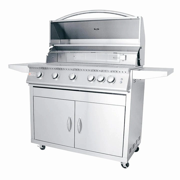 RCS Premier 40" L Freestanding Grill with LED Lights RJC40AL CK