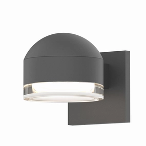 REALS LED Wall Sconce Textured GrayOutdoor wall sconces with motion sensor