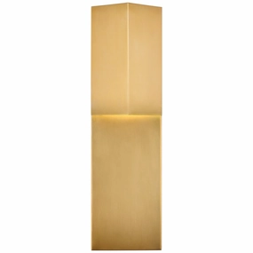 Rega LED Outdoor Wall Sconce Antique-Burnished BrassOutdoor wall sconces with motion sensor