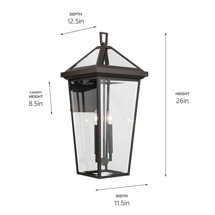 Regence 26" 2-Light Outdoor Wall Light