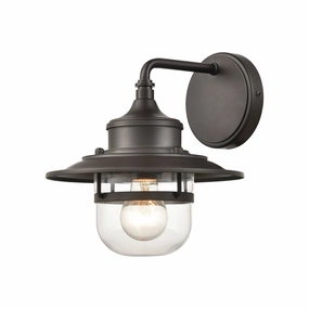 Renninger One Light Outdoor Wall Sconce Oil Rubbed BronzeOutdoor wall sconces with motion sensor