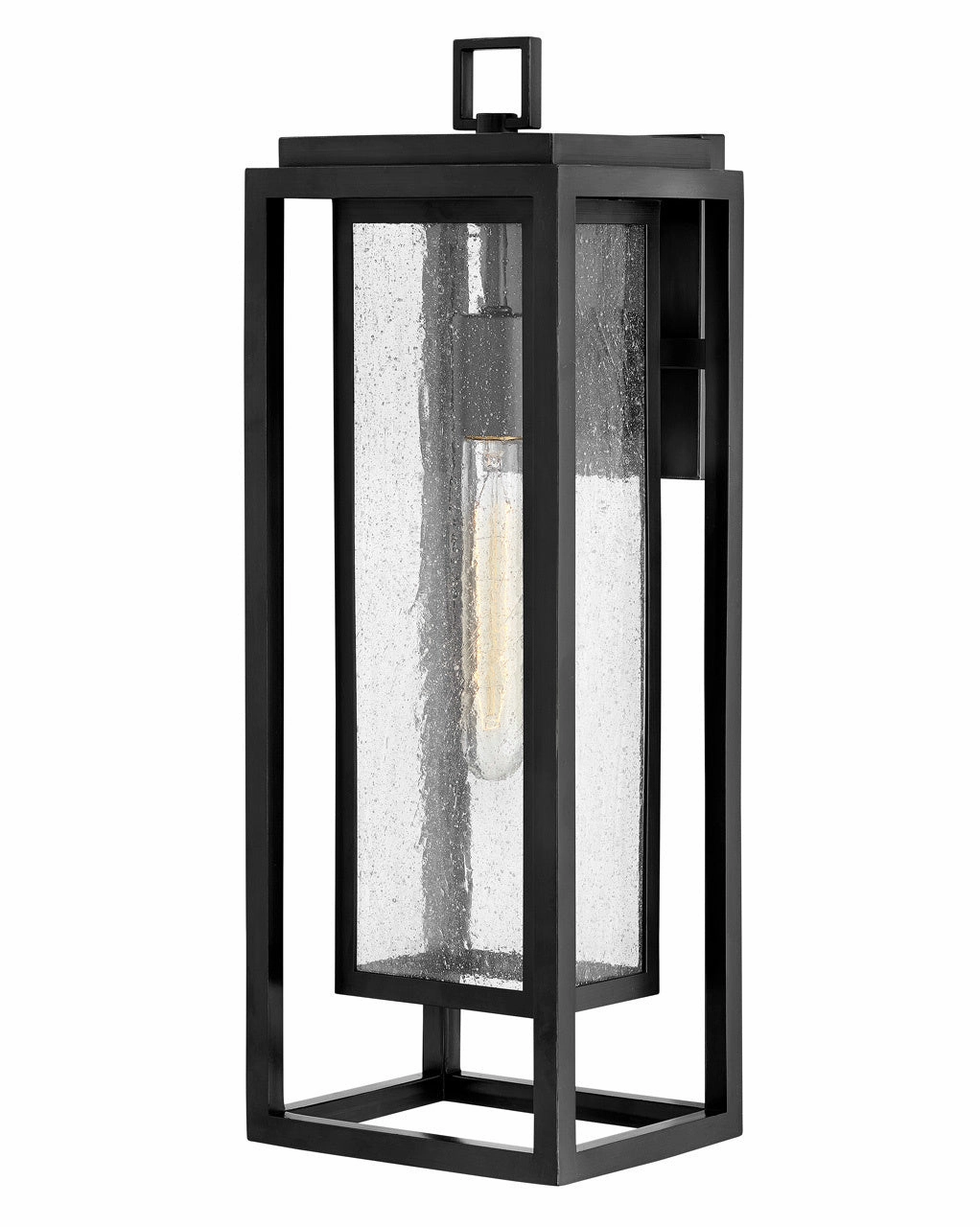 Republic LED Wall Mount BlackOutdoor wall sconces with motion sensor