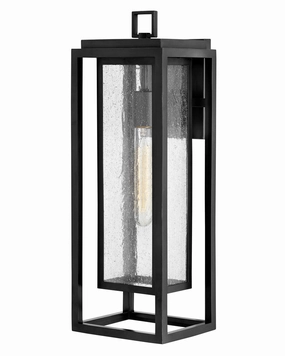 Republic LED Wall Mount BlackOutdoor wall sconces with motion sensor