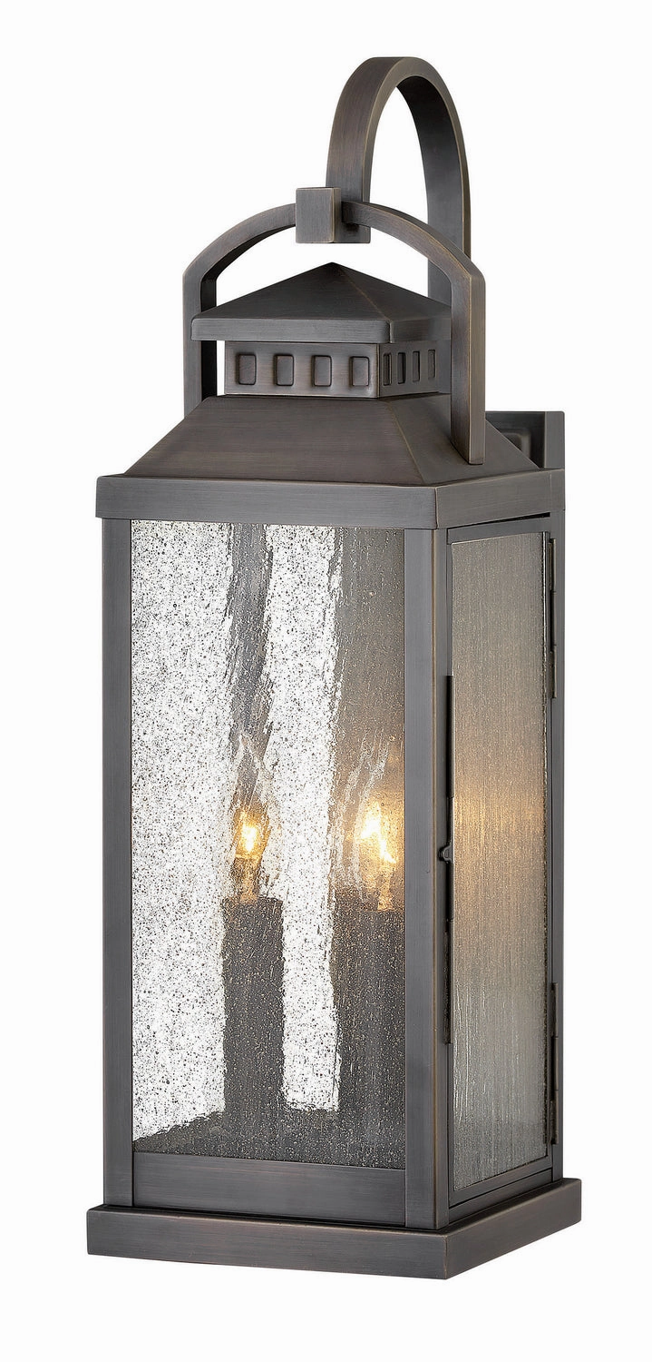 Revere LED Outdoor Lantern Blackened BrassOutdoor wall sconces with motion sensor