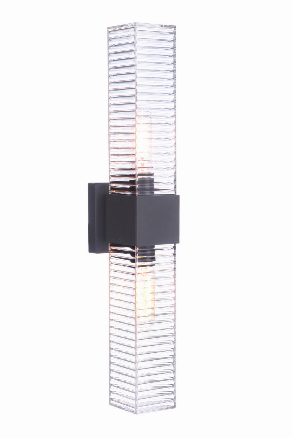 Ridge Two Light Outdoor Wall Mount Midnight