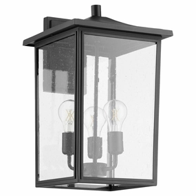 Riverside Three Light Wall Mount Textured BlackOutdoor wall sconces with motion sensor