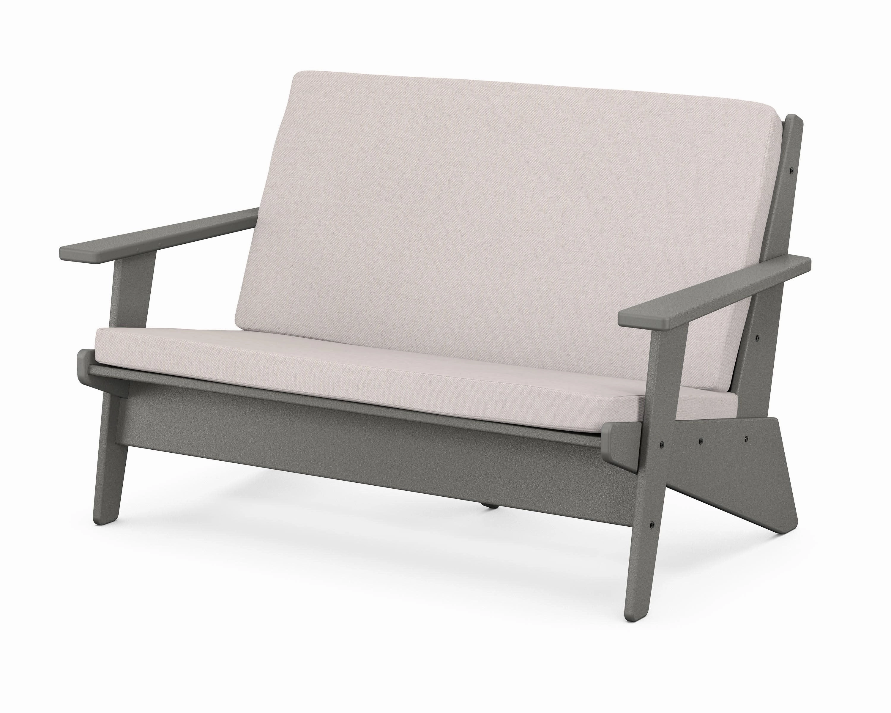 Riviera Modern Lounge Loveseatoutdoor patio dining furniture set