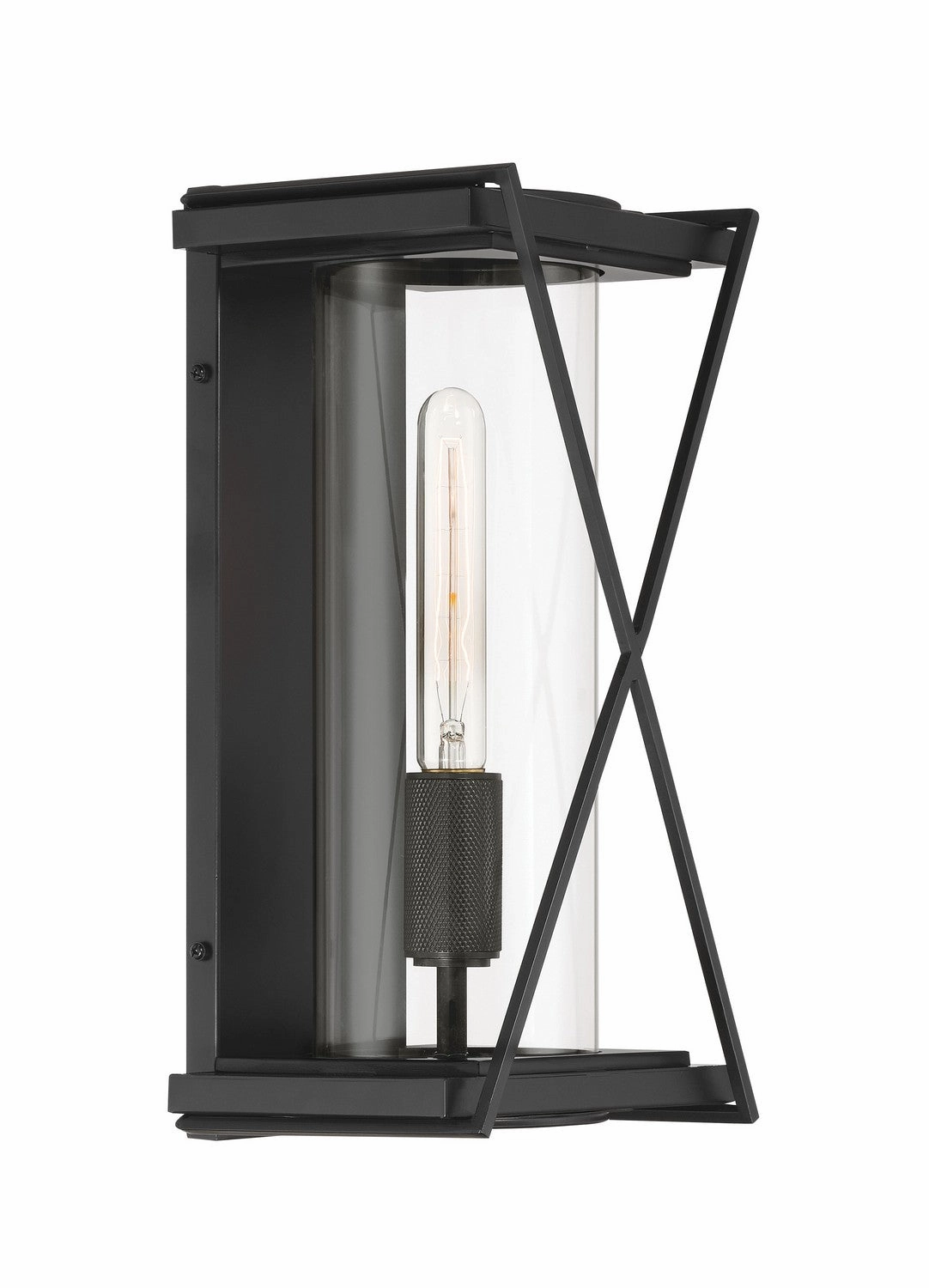 Rockhill One Light Outdoor Wall Sconce Dark Matte Black