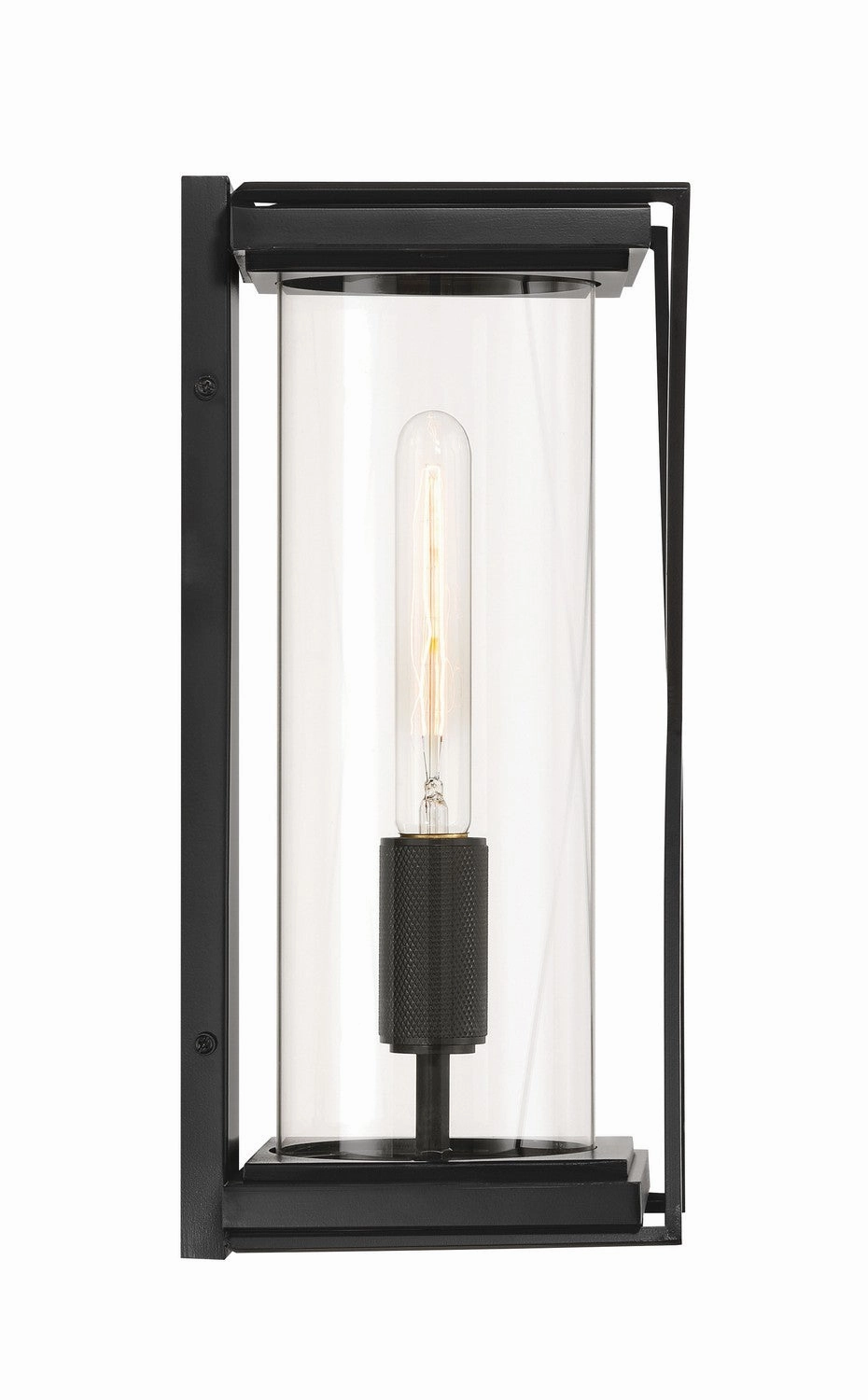 Rockhill One Light Outdoor Wall Sconce Dark Matte Black