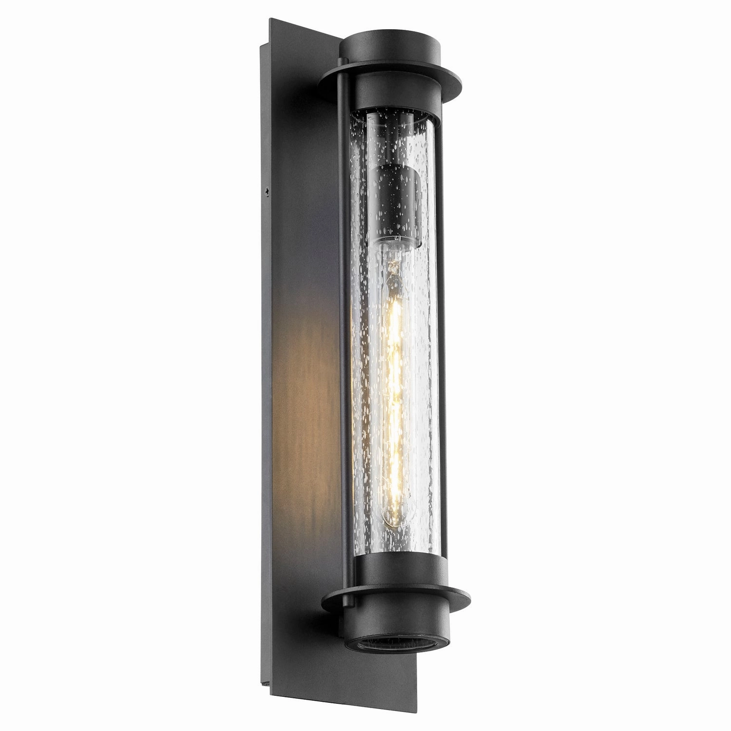 Roope One Light Outdoor Lantern Textured Black