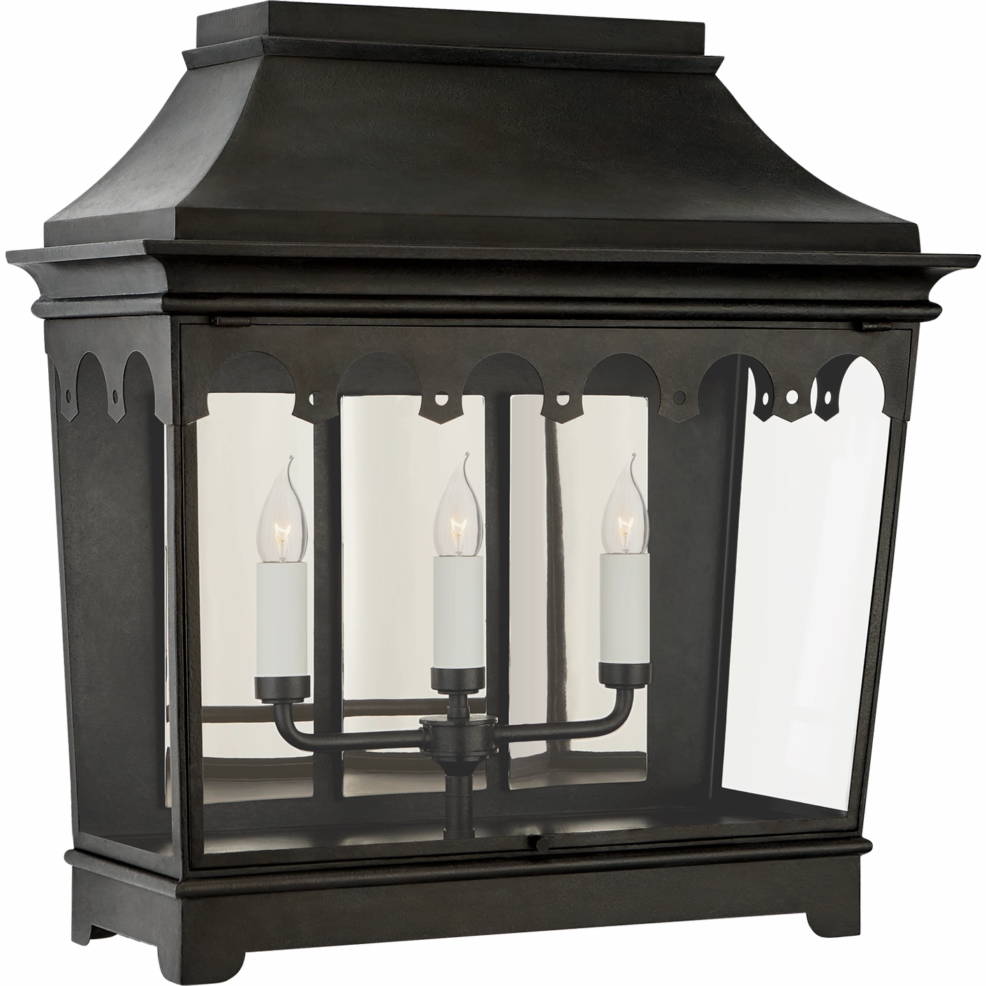 Rosedale Grand Wide 3/4 Wall LanternWeatherproof outdoor lighting