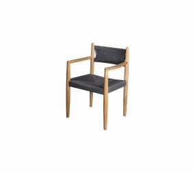 Royal armchairoutdoor dining chair with armrests