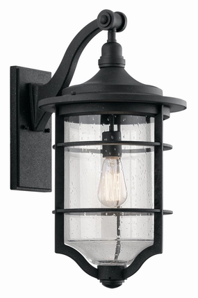 Royal Marine One Light Outdoor Wall Mount Distressed BlackOutdoor wall sconces with motion sensor