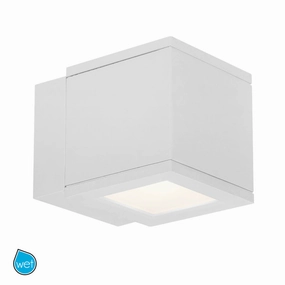 Rubix LED Wall Light WhiteOutdoor wall sconces with motion sensor