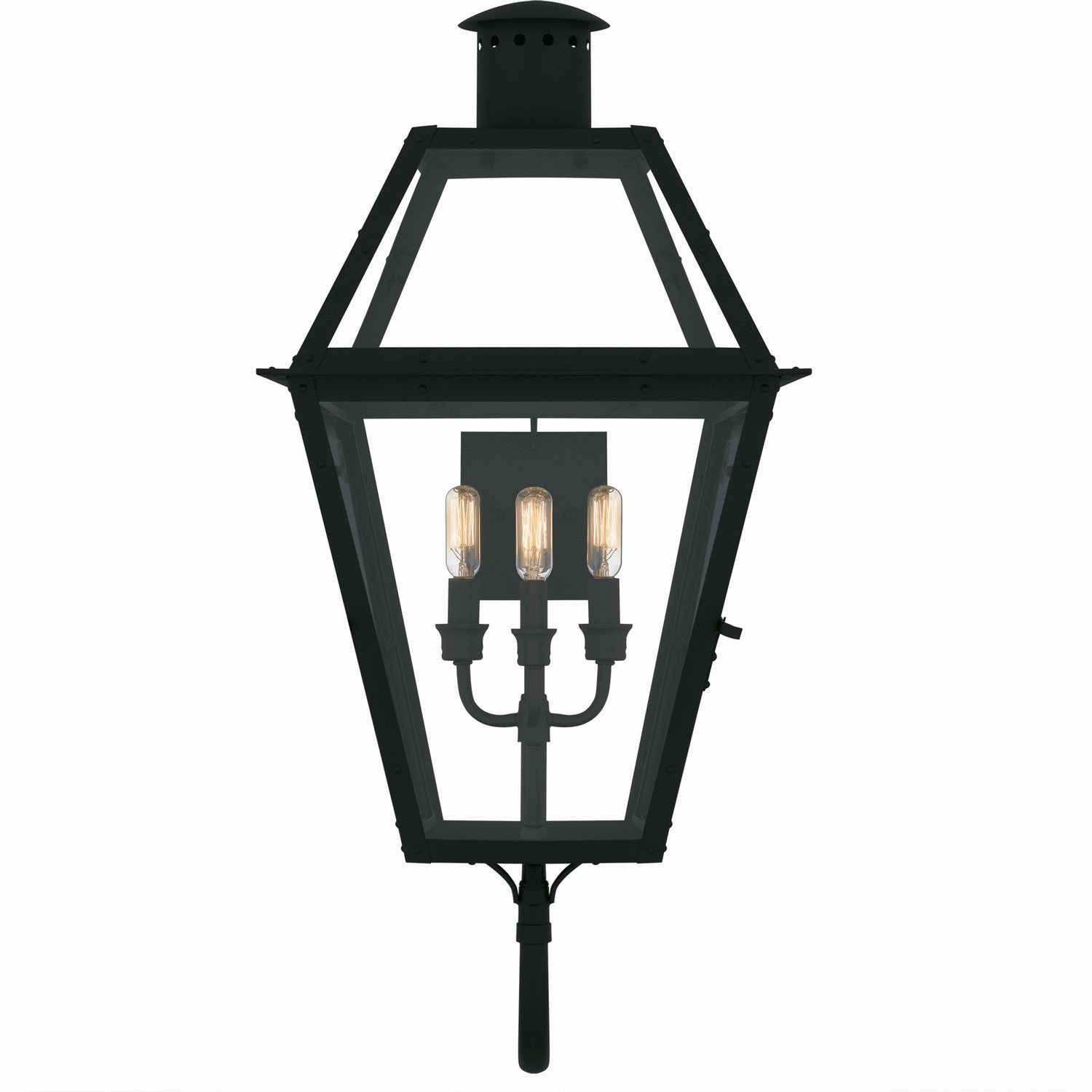 Rue De Royal Four Light Outdoor Wall Lantern Earth Black