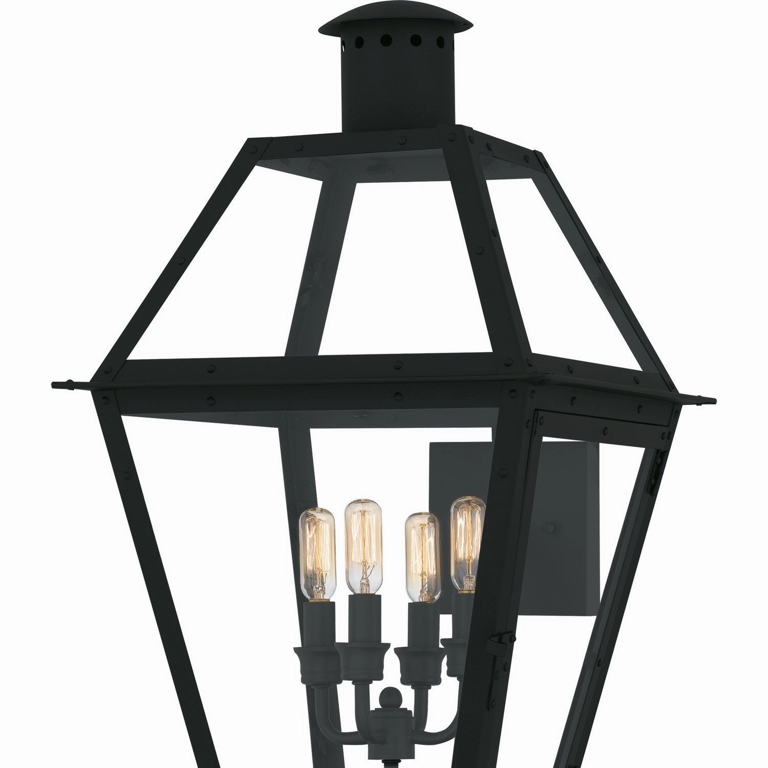 Rue De Royal Four Light Outdoor Wall Lantern Earth Black