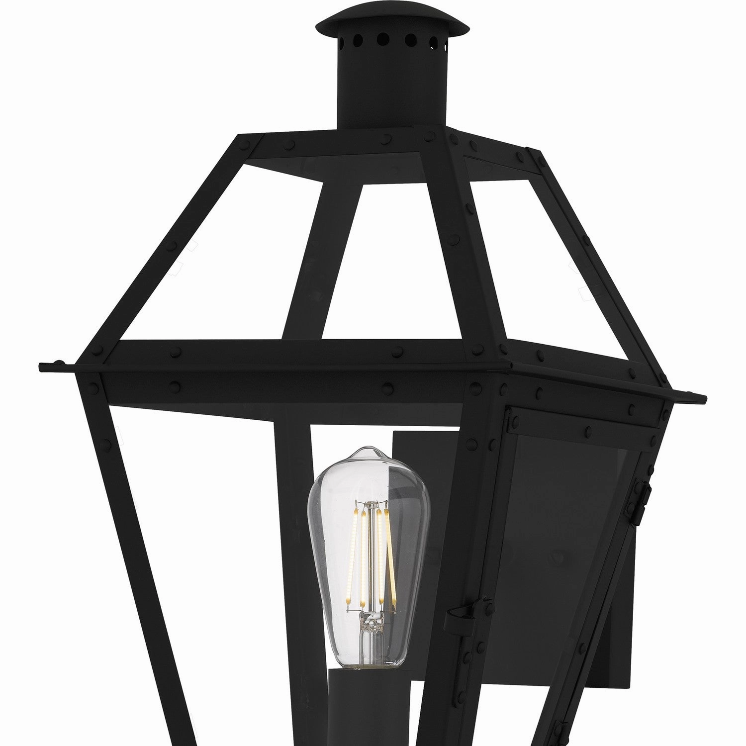 Rue De Royal One Light Outdoor Wall Lantern Earth Black