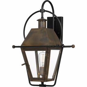 Rue De Royal One Light Outdoor Wall Lantern Industrial BronzeOutdoor wall sconces with motion sensor