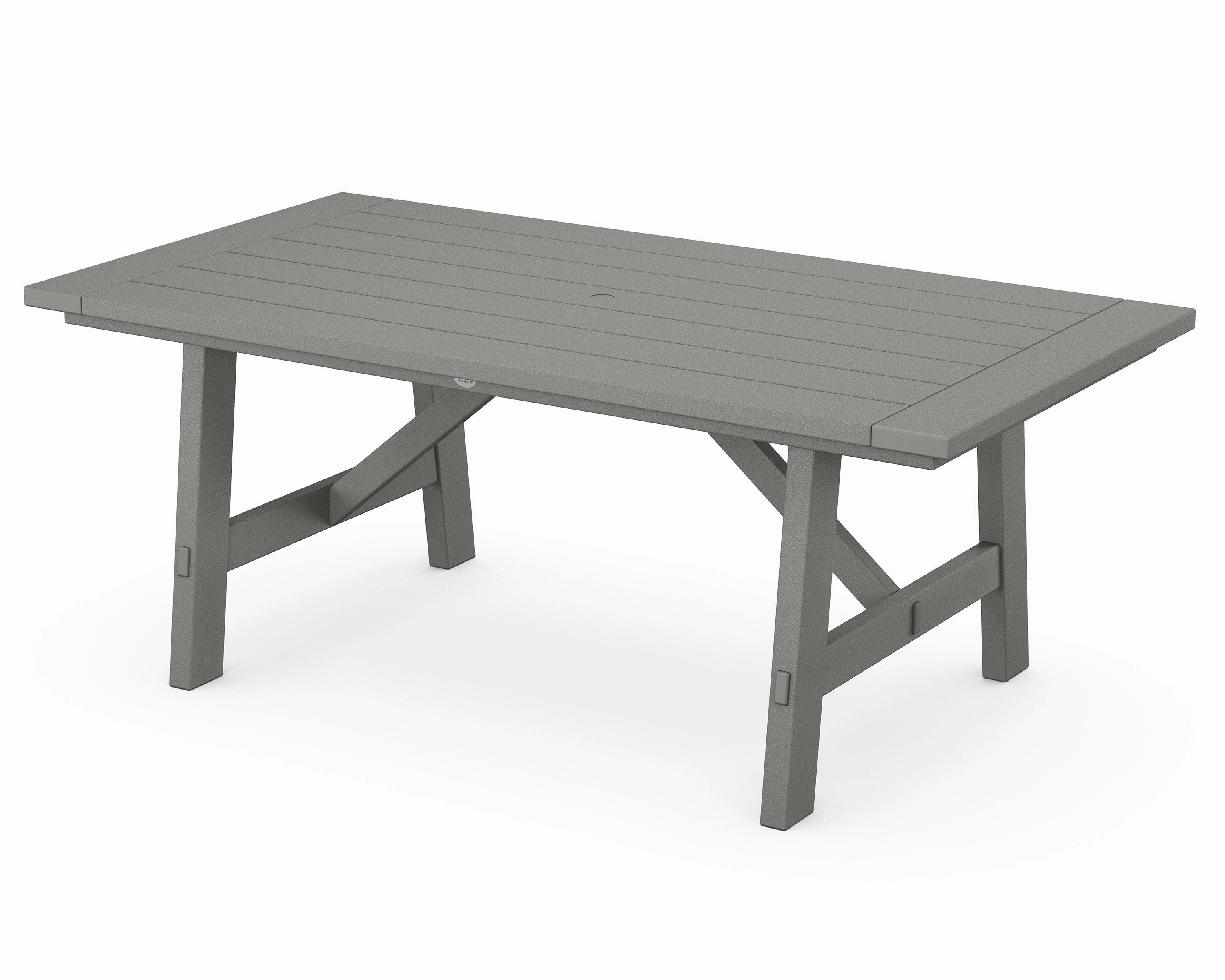 Rustic Farmhouse 39" x 75" Dining Tableoutdoor table for balcony or garden