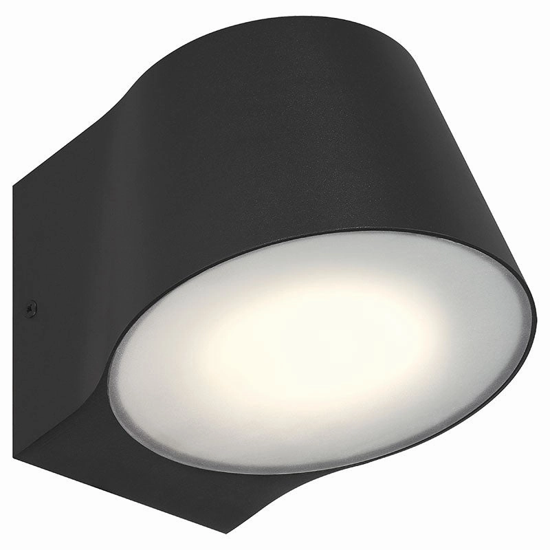 Ry LED Outdoor Wall Mount Black