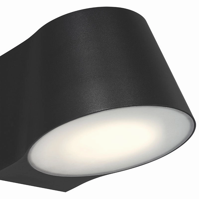 Ry LED Outdoor Wall Mount Black
