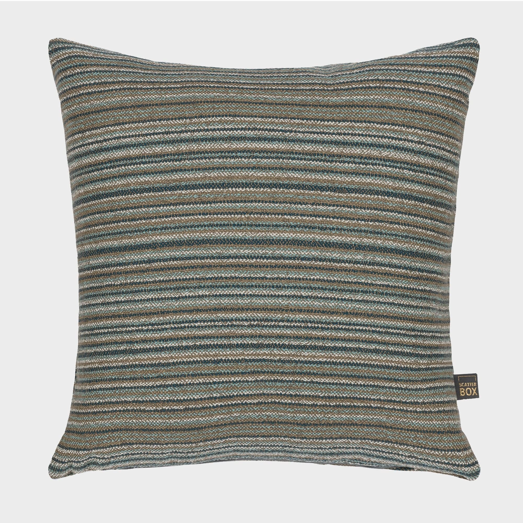 Salcombe - Blue Outdoor Cushion 43x43cmwaterproof outdoor throw pillow