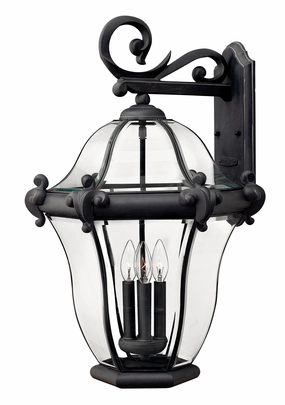San Clemente LED Wall Mount Museum BlackOutdoor wall sconces with motion sensor