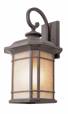 San Miguel Three Light Wall Lantern RustOutdoor wall sconces with motion sensor