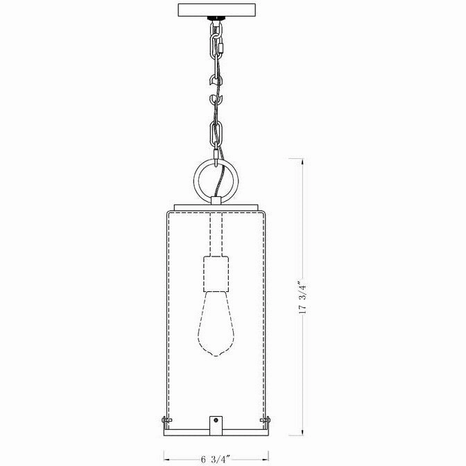Sana 1-Light Outdoor Pendant