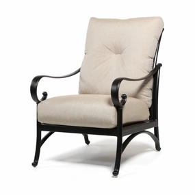 Santa Barbara Club Chaircast aluminum patio dining set