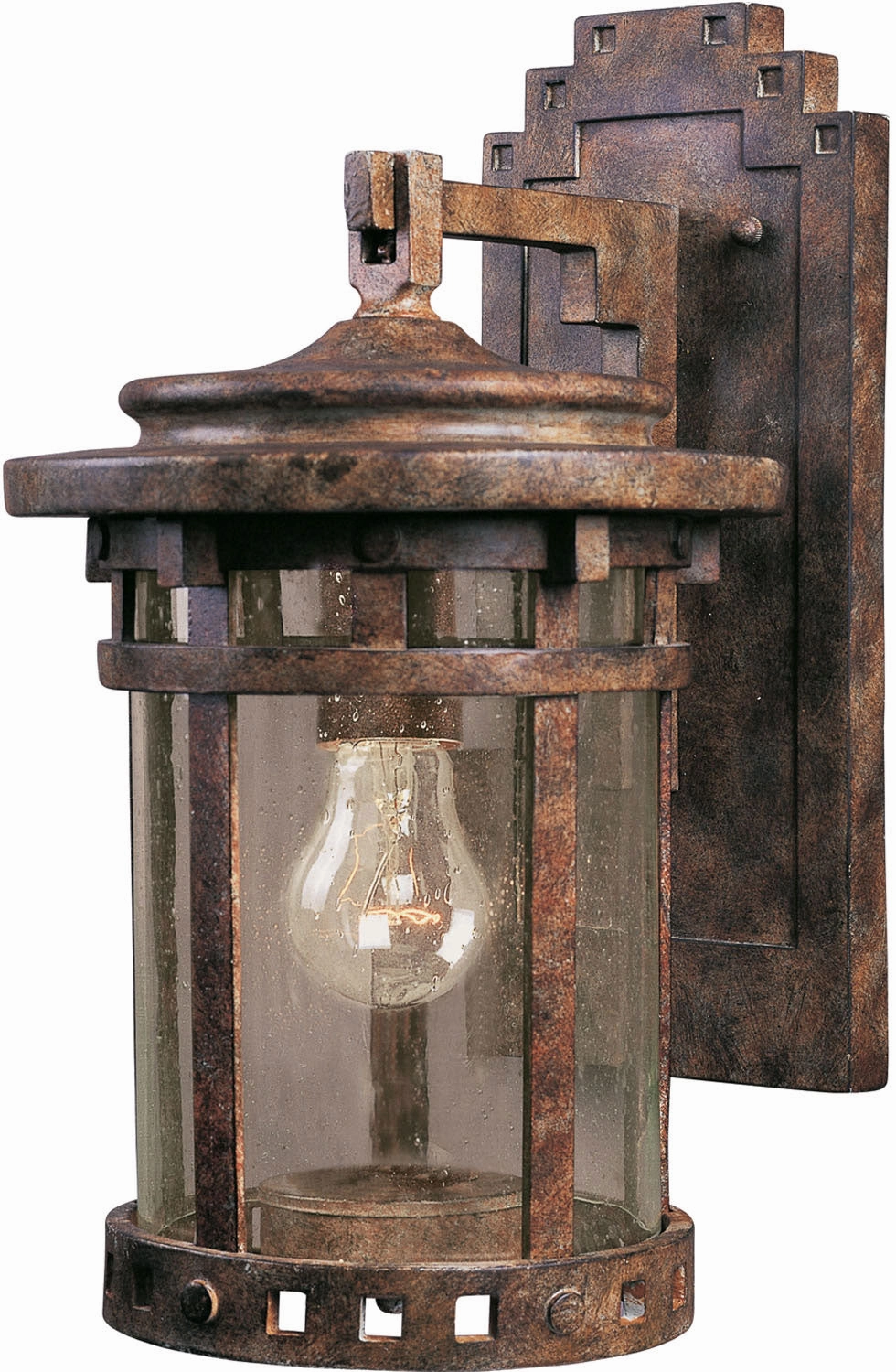 Santa Barbara DC One Light Outdoor Wall Lantern SiennaOutdoor wall sconces with motion sensor