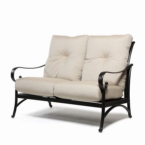 Santa Barbara Loveseatcast aluminum patio dining set