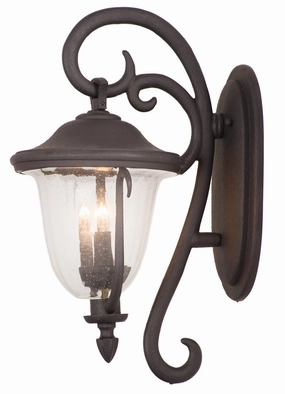 Santa Barbara Outdoor Four Light Outdoor Wall Bracket Textured Matte BlackOutdoor wall sconces with motion sensor
