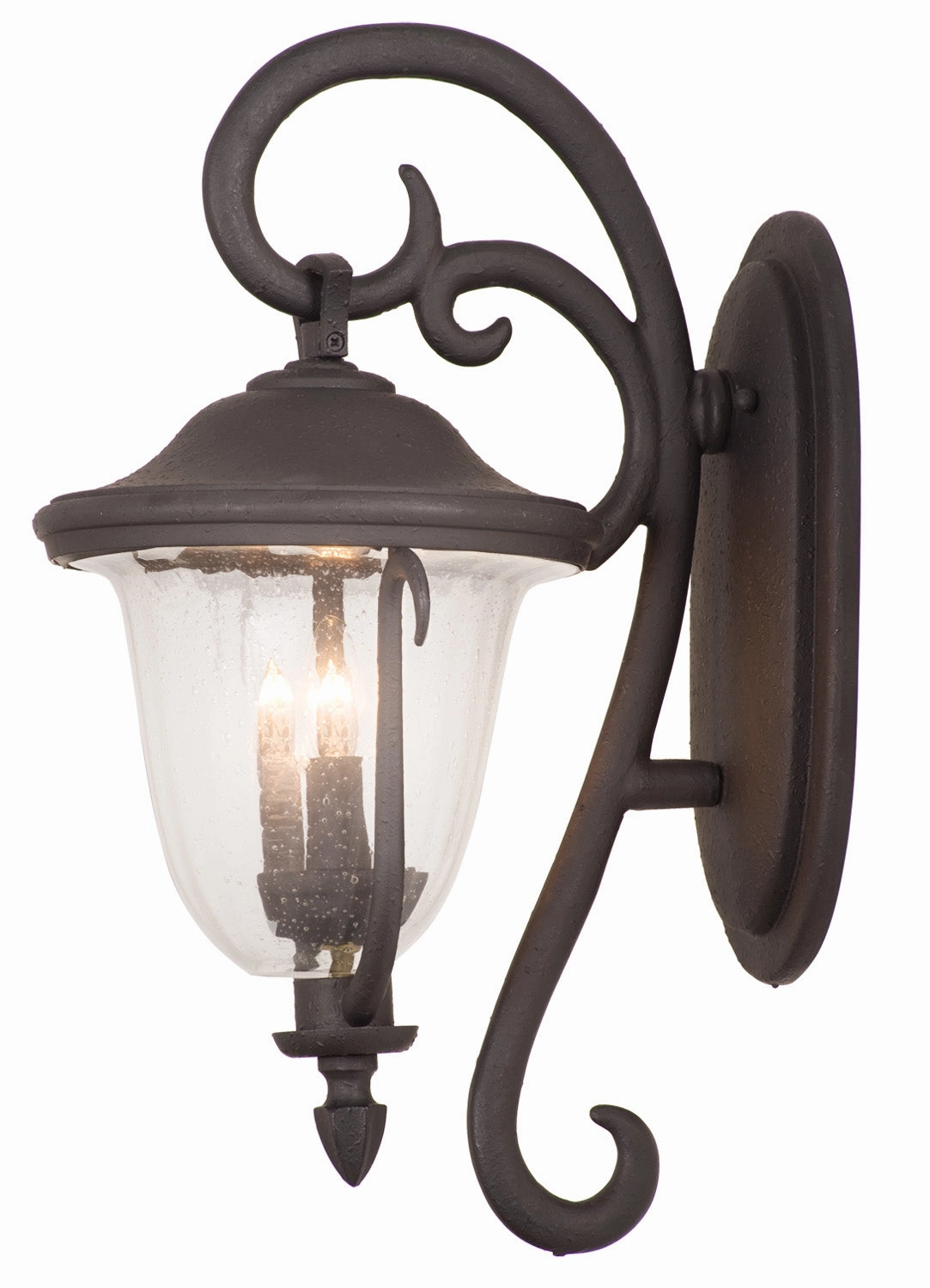 Santa Barbara Outdoor Four Light Outdoor Wall Bracket Textured Matte BlackOutdoor wall sconces with motion sensor