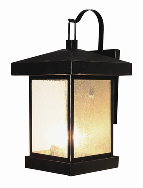Santa Cruz Three Light Wall Lantern Weathered BronzeOutdoor wall sconces with motion sensor