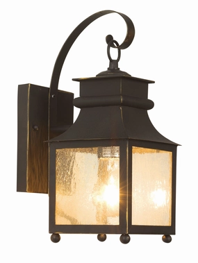 Santa Ines One Light Wall Lantern Weathered BronzeOutdoor wall sconces with motion sensor