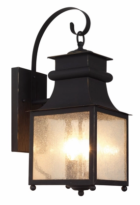 Santa Ines Two Light Wall Lantern Weathered BronzeOutdoor wall sconces with motion sensor