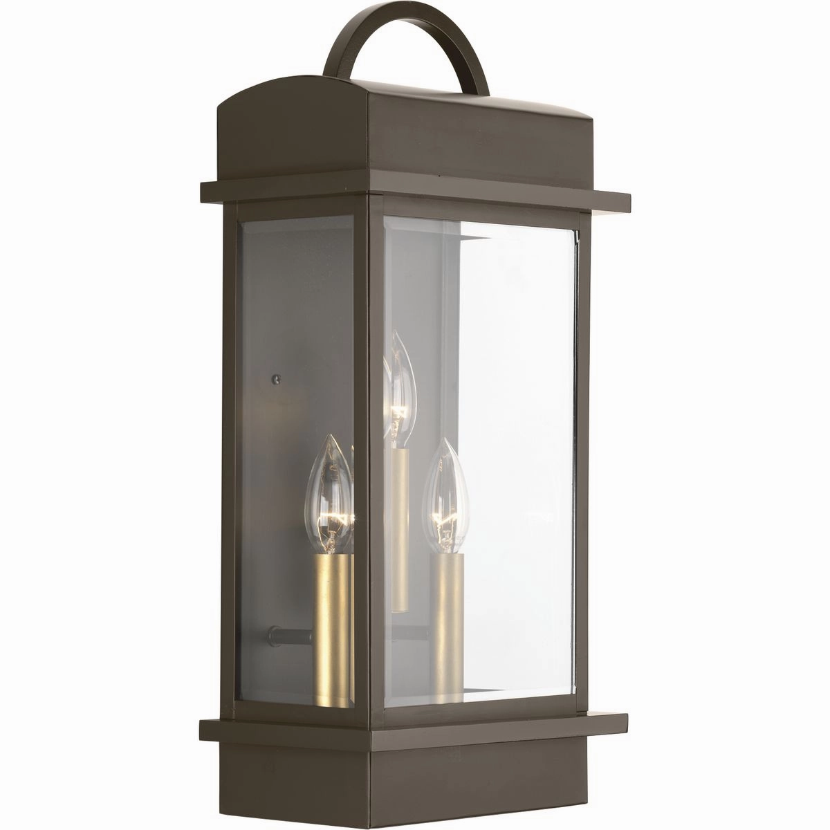 Santee Three Light Large Wall Lantern Antique Bronze