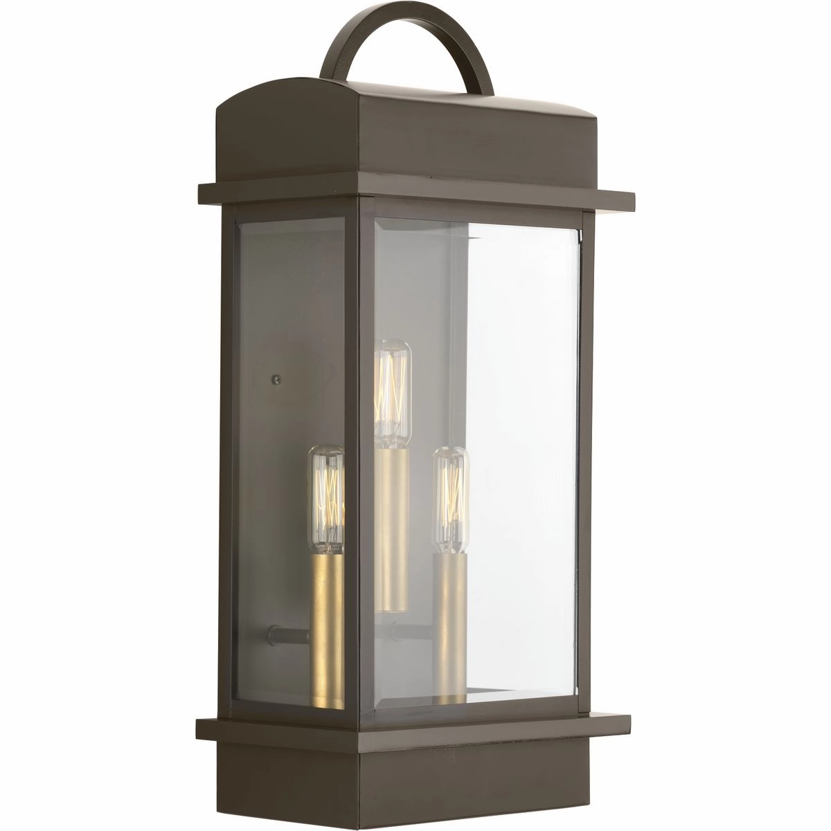 Santee Three Light Large Wall Lantern Antique Bronze