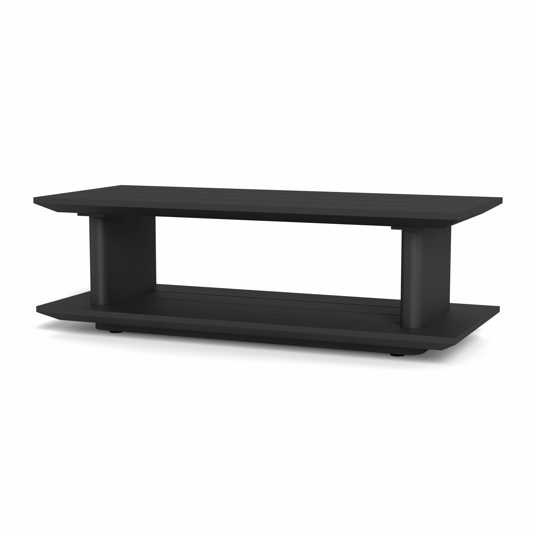 Santorini Outdoor Slatted Rectangle Side Table