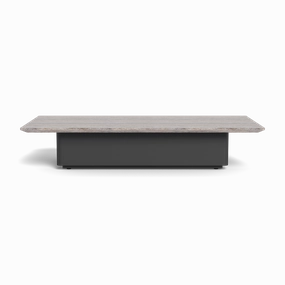 Santorini Outdoor Stone Coffee Tableoutdoor coffee table for patio or lounge