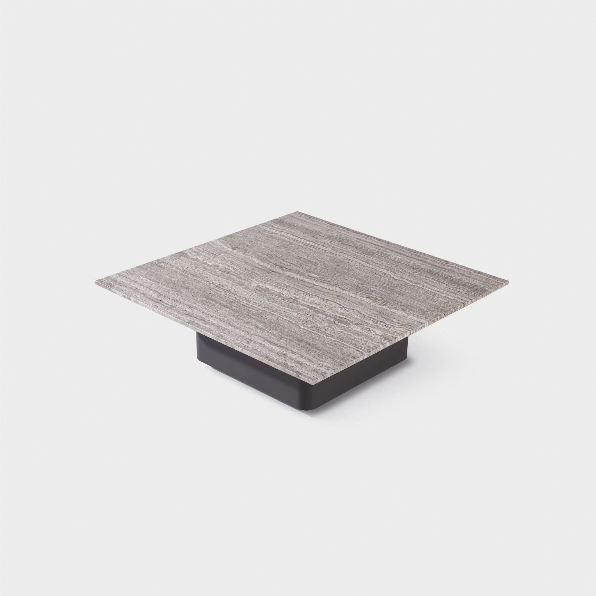 Santorini Outdoor Stone Square Side Table