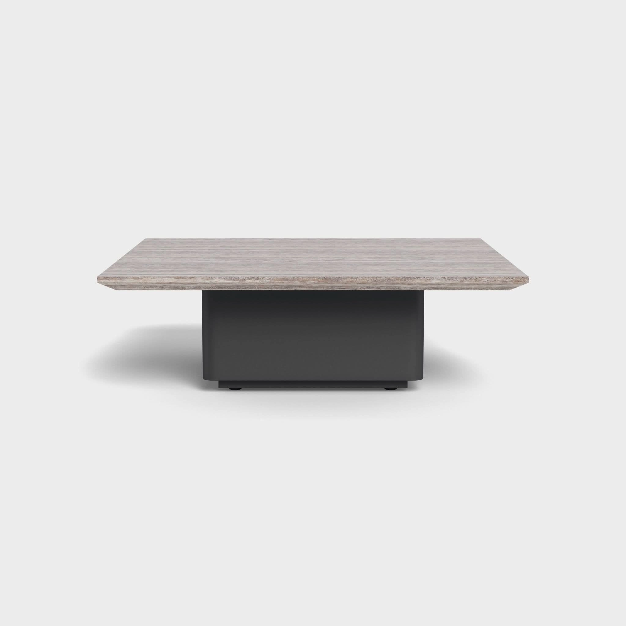 Santorini Outdoor Stone Square Side Table