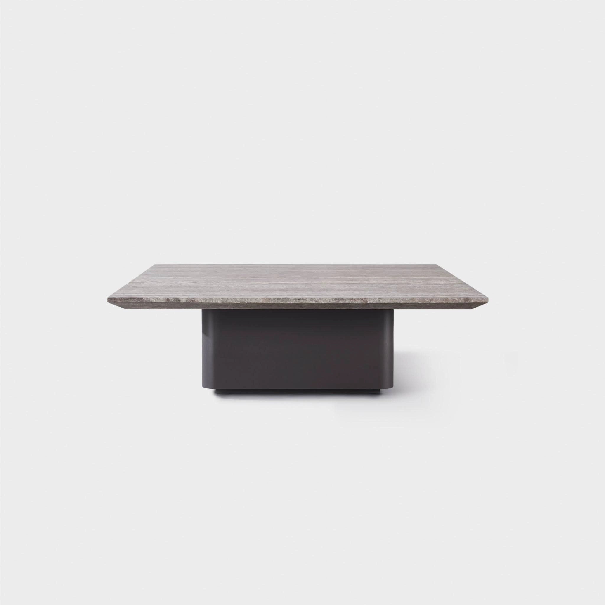 Santorini Outdoor Stone Square Side Table