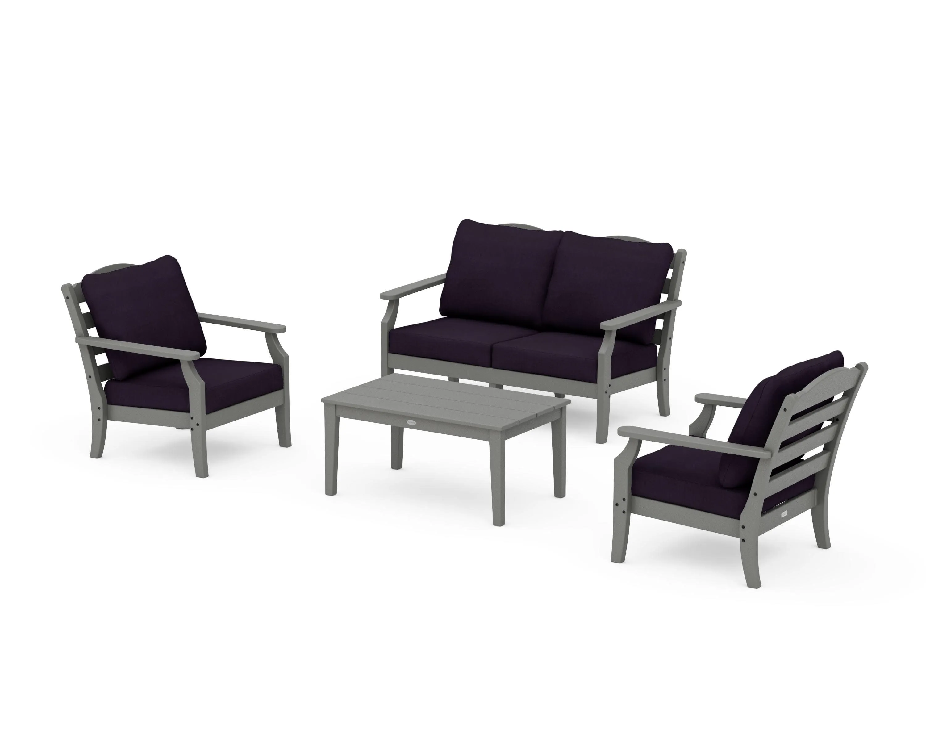 Savannah 4-Piece Deep Seating Set with Loveseat