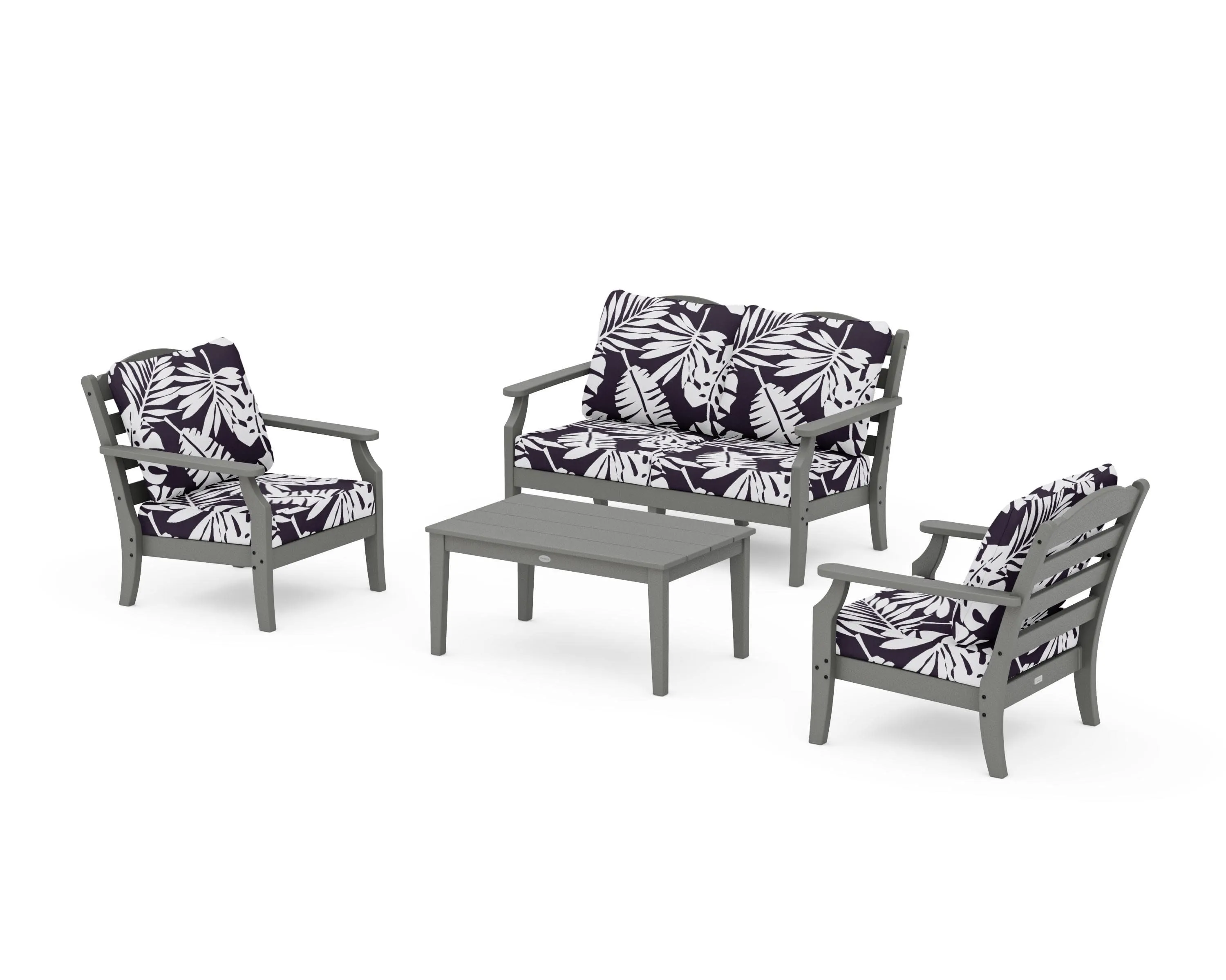 Savannah 4-Piece Deep Seating Set with Loveseat