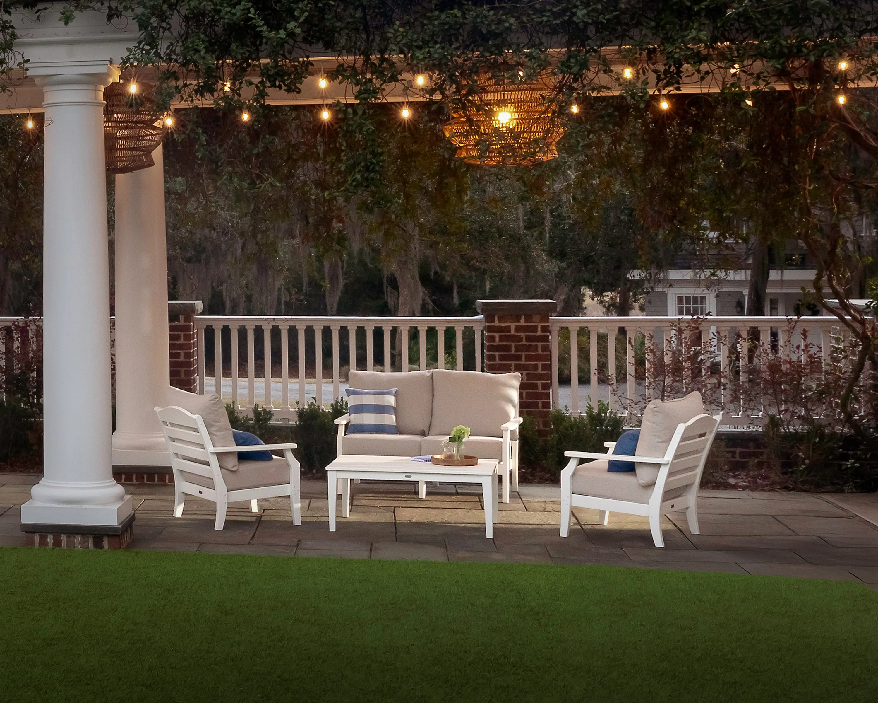Savannah 4-Piece Deep Seating Set with Loveseat