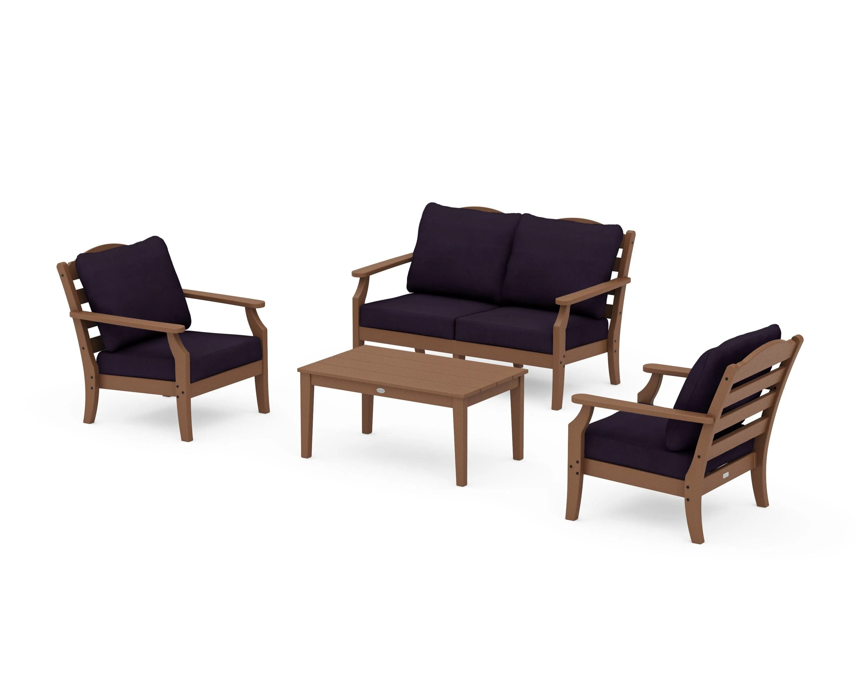 Savannah 4-Piece Deep Seating Set with Loveseat