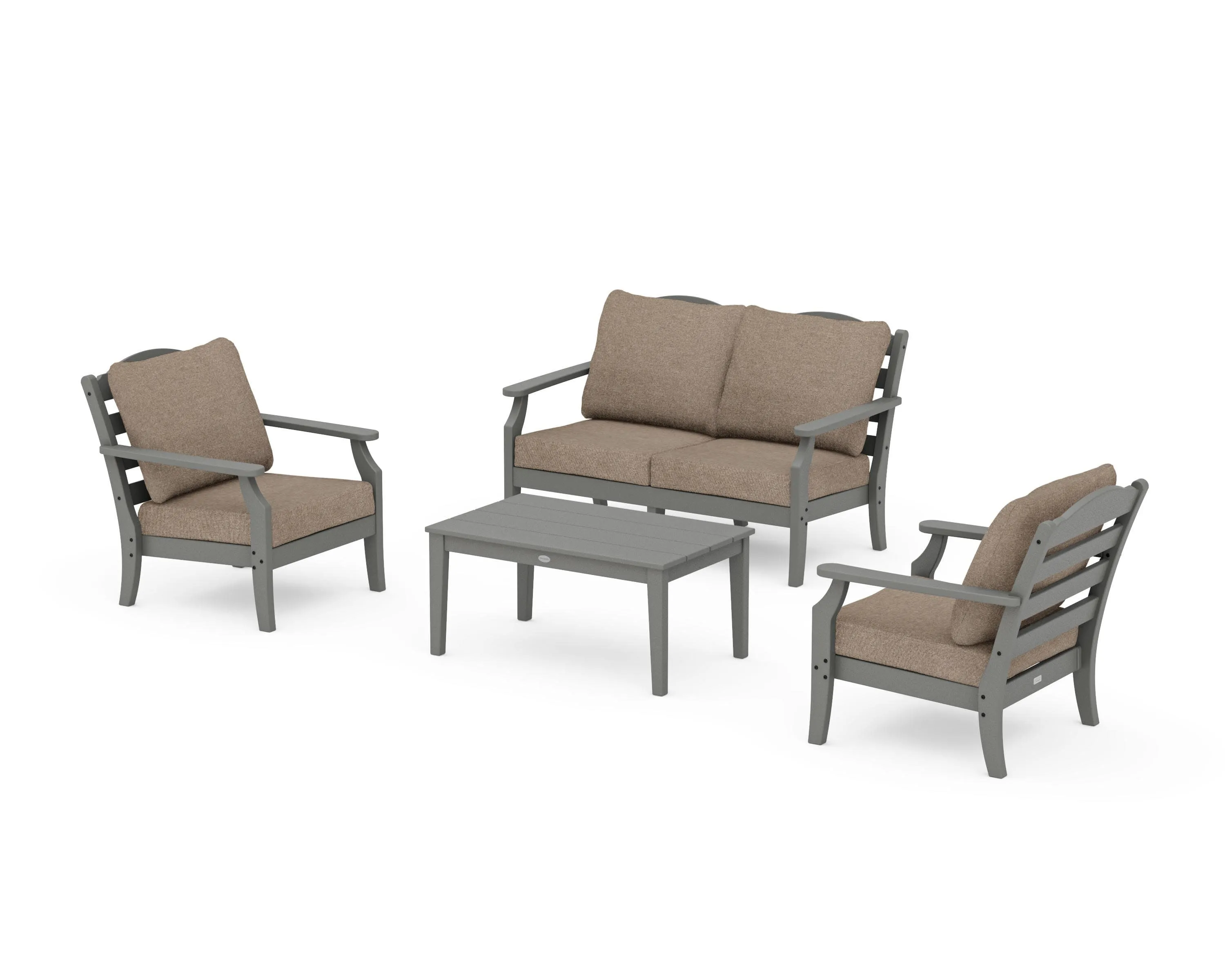 Savannah 4-Piece Deep Seating Set with Loveseat