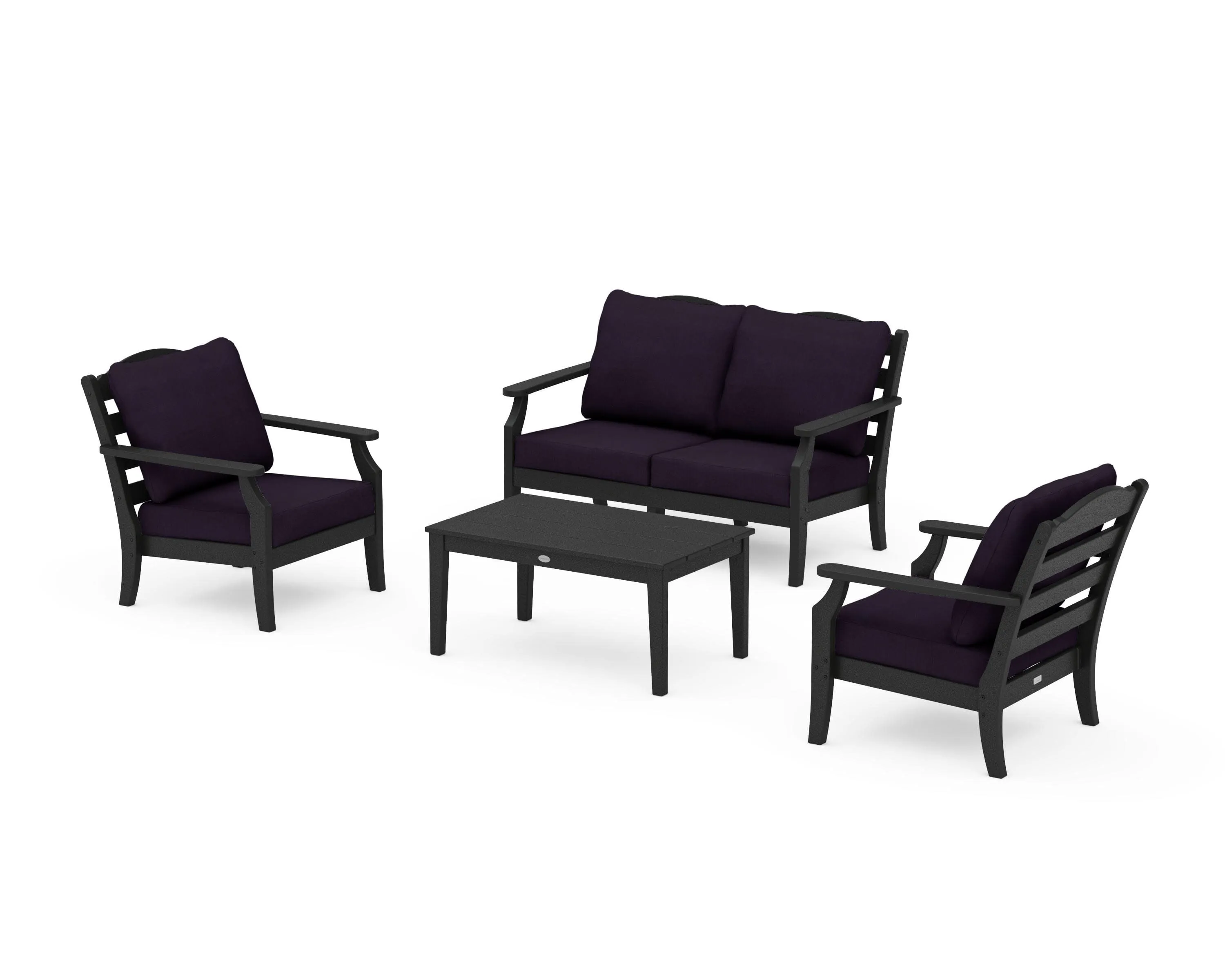 Savannah 4-Piece Deep Seating Set with Loveseat